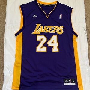 adidas Los Angeles Lakers Purple & Gold #24 Hardwood Jersey